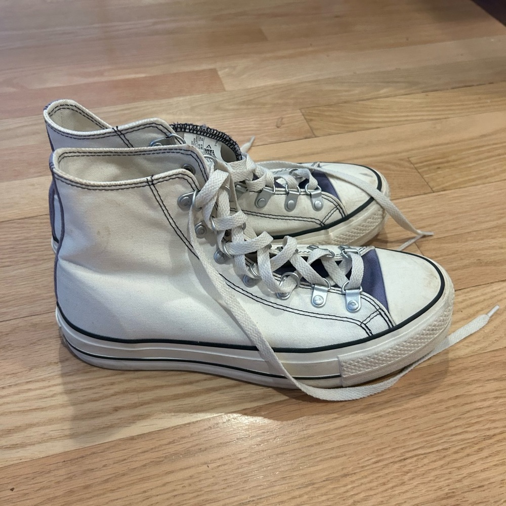 Custom Converse Chuck Taylor All Star Lift Platform Size: 8.5 WOMENS